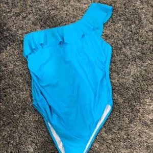 Amazon maternity one shoulder swimsuit